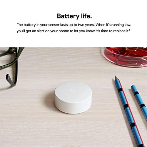 Google Nest Temperature Sensor- That Works with Nest Learning Thermostat and Nest Thermostat E - Smart Home, White - Image 8