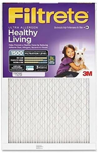 Filtrete 18x30x1 AC Furnace Air Filter, MERV 12, MPR 1500, CERTIFIED asthma & allergy friendly, 3 Month Pleated 1-Inch Electrostatic Air Cleaning Filter, 6-Pack (Actual Size 17.81x29.81x0.78 in) - Image 4
