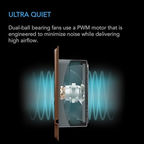 AC Infinity AIRTAP T4 Bronze, Register Booster Fan for 4” x 12” Register Holes, Improves Heating & Cooling Vents, Quiet 10-Speeds, Bluetooth App Control Data Alerts - Image 4