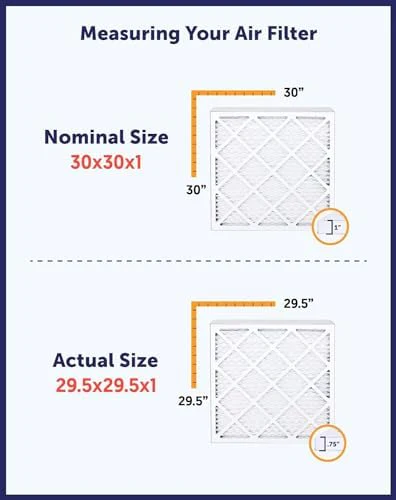 Filter King 24x30x1 Air Filter | 6-PACK | MERV 8 HVAC Pleated A/C Furnace Filters | MADE IN USA | Actual Size: 23.5 x 29.5 x .75" - Image 6