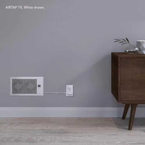 AC Infinity AIRTAP T6 White, Register Booster Fan for 6” x 12” Register Holes, Improves Heating & Cooling Vents, Quiet 10-Speeds - Image 6