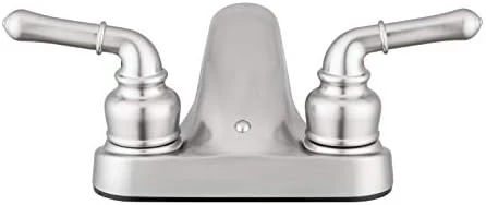 Pacific Bay Lynden Bathroom Sink Faucet - Metallic Plating Over Lightweight ABS Plastic (Brushed Satin Nickel) - Image 5