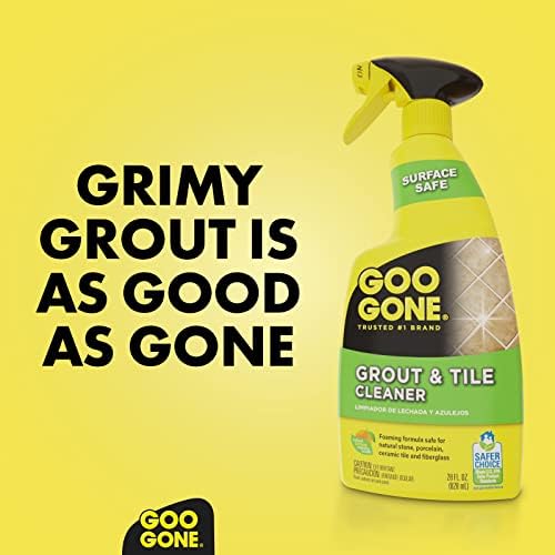 Goo Gone Grout and Tile Cleaner - 28 Ounce - Removes Tough Stains Dirt Caused by Mold Mildew Soap Scum and Hard Water Staining - Safe on Tile Ceramic Porcelain, pack of 2 - Image 8