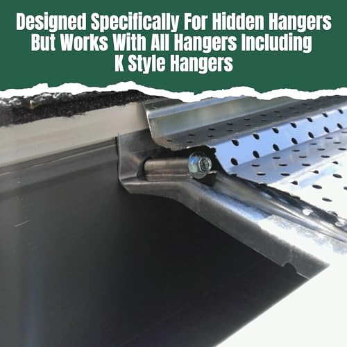 A-M Gutter Guard - Heavy Duty Lifetime Quality Aluminum Leaf & Debris Protection for 5-inch and 6-inch (5 Inch-50 Feet, Mill Finish) - Made in The USA - Image 4