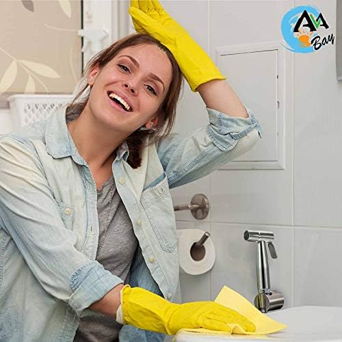AVAbay® Sink Faucet Handheld Bidet Sprayer for Toilet I Bidet Attachment for Warm & Cold Water I Long 80" Hose Perfect for Feminine Hygiene, Cloth Diaper, Bathroom Toilet Cleaning - Image 7