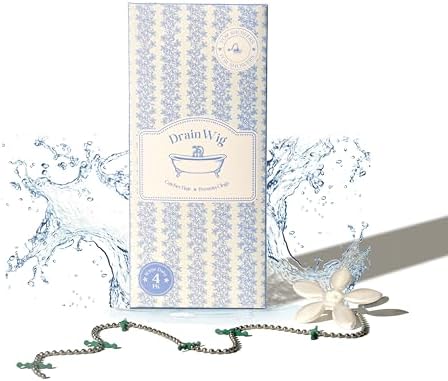 Shower Drain Hair Catcher – Disposable White Flower (4-Pack) – No-Touch Hair Removal for Flat Shower Drains – As Seen on Shark Tank - Image 2