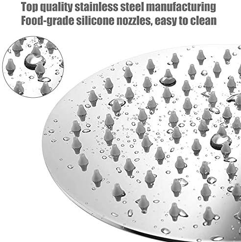 NearMoon Rain Shower Head, Ultra-Thin Design-Pressure Boosting, Awesome Some Experience, High Flow Stainless Steel Rainfall Head (8 Inch,Chrome Finish) - Image 2