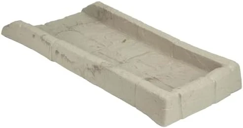 Suncast SB24 Decorative Rain Gutter Downspout Garden Splash Block Taupe (3 Pack) - Image 7