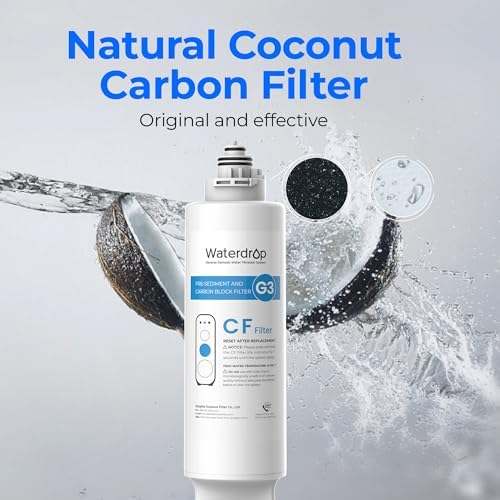 Waterdrop WD-G3-CF Filter, Replacement for WD-G3-W, WD-G3P600 and WD-G3P800-W Reverse Osmosis System, 6-Month Lifetime - Image 4