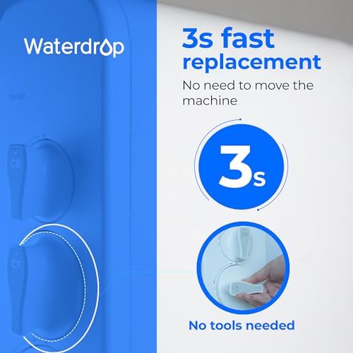 Waterdrop WD-G3-CF Filter, Replacement for WD-G3-W, WD-G3P600 and WD-G3P800-W Reverse Osmosis System, 6-Month Lifetime - Image 5