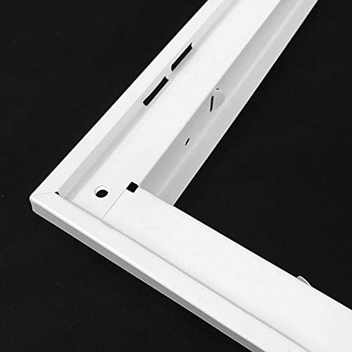 Fits 20x20 Duct Opening | Steel Return Air Filter Grille by Handua [Removable Door] for 1-inch Filters | Vent Cover Grill | White | HVAC Cold Air Intake Grille | Out Dim: 22 5/8"W X 22 5/8"H - Image 6