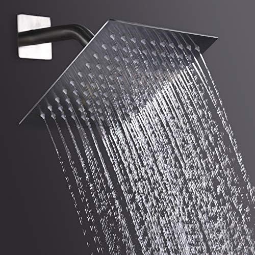 NearMoon Rain Shower Head, High Flow Stainless Steel Square Rainfall Shower, High Pressure Design, Awesome Shower Experience Even At Low Water Flow (8 Inch, Chrome Finish) - Image 6
