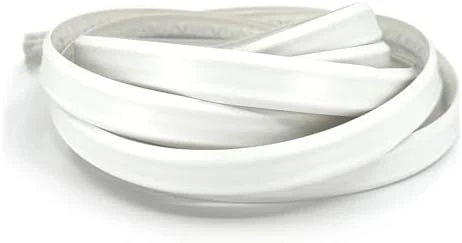 InstaTrim White New & Improved Caulk Trim, 3/4" by 10 ft, Flexible, Waterproof for Bathroom, Floors, and Walls | Easy Installation | No Mess, Stain Resistant, Made in The USA