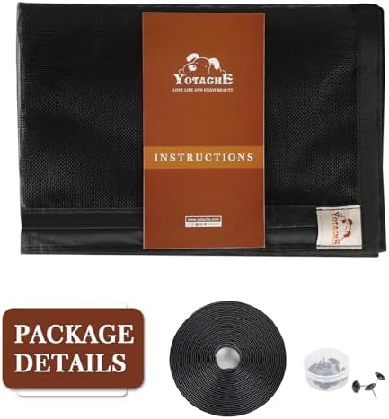 Yotache Removable Magnetic Screen Door Fits Door Size 32 x 78, Screen Size 34" x 79" Reinforced Fiberglass Mesh for Back Door - Image 8