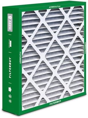 Filterbuy 21x21x5 Air Filter MERV 8 Dust Defense (2-Pack), Pleated HVAC AC Furnace Air Filters Replacement for Rheem, Ruud, and Protech (Actual Size: 20.63 x 20.63 x 4.38 Inches) - Image 9