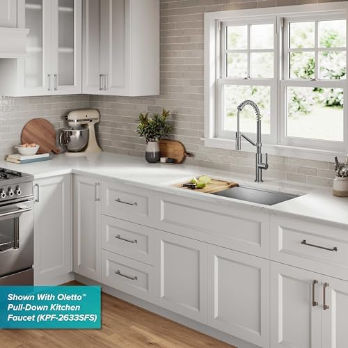 KRAUS Kore Workstation 30-inch Undermount 16 Gauge Stainless Steel Kitchen Sink, Single Bowl Kitchen Sink with Accessories, KWU110-30 - Image 14