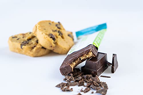 No Sugar Keto Bar Snack - Low Carb No Sugar Keto Snack Food with Keto Friendly Macros (12 x 1.41oz Bars, Chocolate Chip Cookie Dough) - Image 3