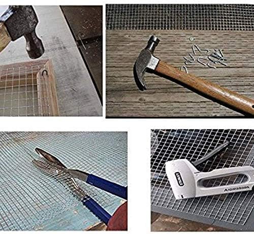 AMAGABELI GARDEN & HOME 36in x 50ft 1/8 inch Hardware Cloth 27 Gauge Galvanized Steel Chicken Wire Mesh Roll Fence Mesh for Bee Screen Plant Supports Poultry Netting Square Snake Fencing Gopher - Image 5