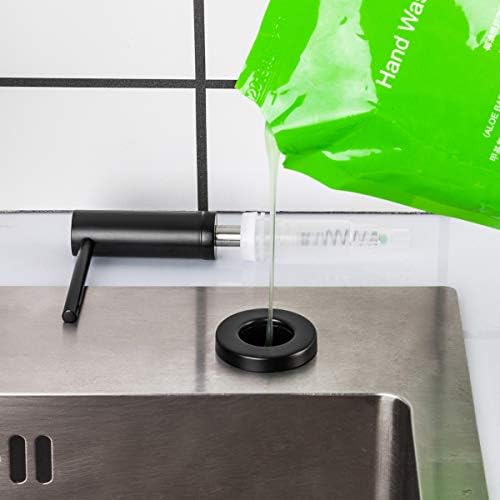 Matte Black Kitchen Sink Soap Dispenser GAPPO Countertop Pump Hand Lotion Built in Bottle Upgrade Stainless Steel Screw - Image 8