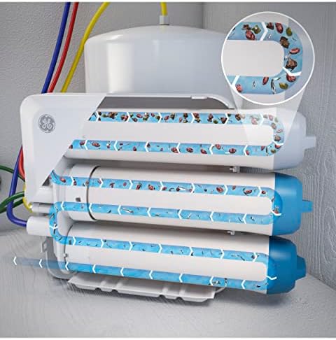 GE Pre & Post Filter Set Compatible with Select GE Under Sink Filtration Systems Including GXRQ18NBN, GNRQ18NBN, GXRV40TBN | Replace Every 6 Months | FQ18PN - Image 4