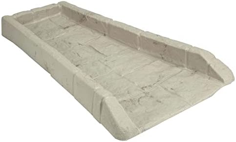 Suncast Durable Decorative Rain Gutter Downspout Erosion Prevention, Water Guard Diverter Catch Basin Tray Splash Block, Light Taupe (6 Pack) - Image 6