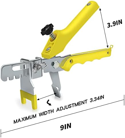 DGSL Tile Leveling System with Tile Plier - 300-Piece Tile Spacers Clips and 100-Piece Reusable Wedges - Tile Tools Set for Stone Installation (1/16 Inch Tile Spacers) - Image 3