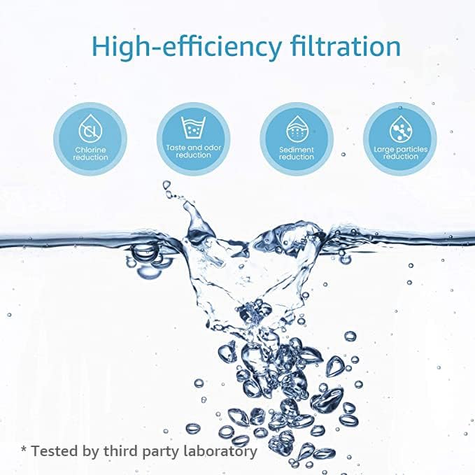 Aqua Crest Faucet Filter Replacement - Brita 36311, FR-200, FF-100 Filter Replacements (Pack of 4, White) - Image 2