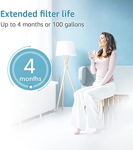 Aqua Crest Faucet Filter Replacement - Brita 36311, FR-200, FF-100 Filter Replacements (Pack of 4, White) - Image 8