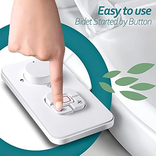 SAMODRA Bidet Attachment, Non-Electric Cold Water Bidet Toilet Seat Attachment with Pressure Controls, Retractable Self-Cleaning Dual Nozzles for Frontal & Rear Wash - White - Image 8