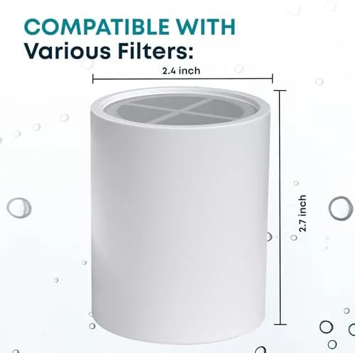 AquaHomeGroup 20-Stage Premium Shower Filter Replacement Cartridge with Spin Propeller 2-Pack (No Housing) - Water Filter Refill Compatible with Any Shower Filter of Similar Design 15 and 20 Stages - Image 3