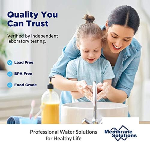 Membrane Solutions 20 Micron Sediment Water Filter Replacement Polypropylene Cartridge 10"x 2.5" for Whole House RO System, Compatible with Aqua-Pure AP110, GE FXUSC, WHKF-GD05, Culligan P5-6 Pack - Image 8