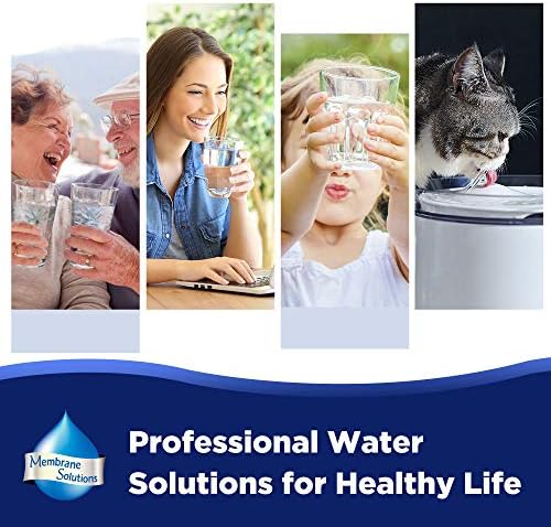 Membrane Solutions 5 Micron 10" x 2.5" Sediment Water Filter Replacement Cartridge for Any Water Filter 10 x 2.5 inch Whole House RO System, Compatible with GE FXUSC, Aqua-Pure AP110, WHKF-GD05-6 Pack - Image 7