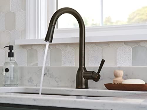 Moen 87233BRB Adler One-Handle High Arc Pulldown Kitchen Faucet with Power Clean, Mediterranean Bronze - Image 7