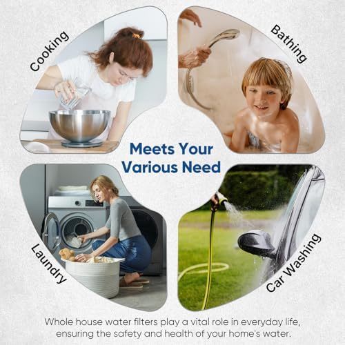 PUREPLUS 5 Micron 10" x 4.5" FXHTC Whole House Sediment and Carbon Water Filter Replacement Cartridge for GE GXWH40L, GXWH35F, GNWH38S, Culligan RFC-BBSA, WRC25HD, RFC-BB, PP10BB-CC, WFHD13001, 3Pack - Image 8