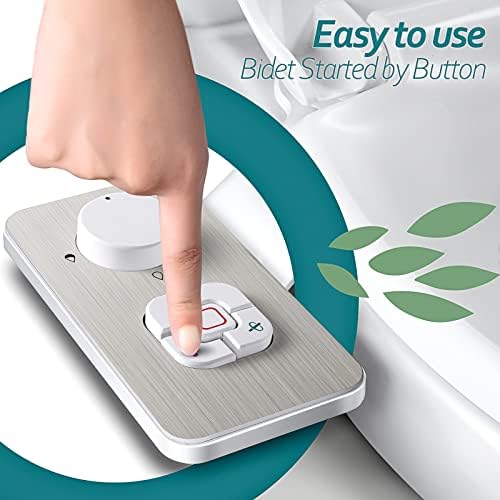 SAMODRA Bidet Attachment, Non-Electric Cold Water Bidet Toilet Seat Attachment with Pressure Controls, Retractable Self-Cleaning Dual Nozzles for Frontal & Rear Wash - Brushed Nickel - Image 8