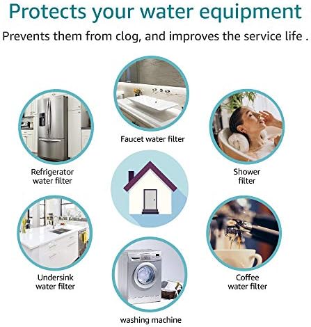 AQUA CREST AP110 Whole House Water Filter, Sediment Filter, 5 Micron, Replacement for 3M® Aqua-Pure AP110, Culligan® P5, APEC, GE FXUSC, Whirlpool®, Any 10" x 2.5" Home Water Filter, Pack of 4 - Image 7