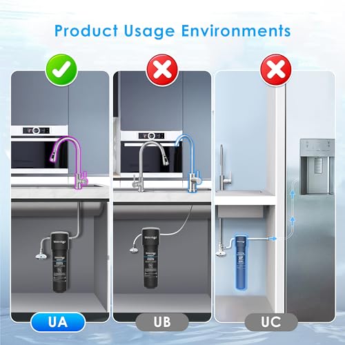 Waterdrop 15UA Under Sink Water Filter System, Reduces Lead, Chlorine, Bad Taste & Odor, Under Counter Water Filter Direct Connect to Kitchen Faucet, NSF/ANSI 42 Certified, 16000 Gallons, USA Tech - Image 6