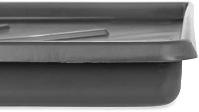 Camco 20784 Low Profile Washing Machine Drain Pan with PVC Fitting, 30 ½-Inch x 34 ½-Inch, Graphite - Protects Your Floors from Washing Machine Leaks - Easy to Use - Image 3