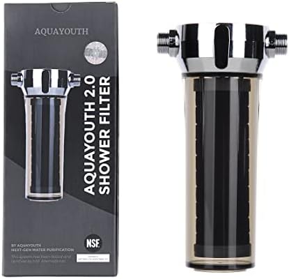2.0 Carbon Shower Head Filter System | Removes Chlorine, Heavy Metals, And More | Great For Dry Skin/ Hair, And More | NSF Certified