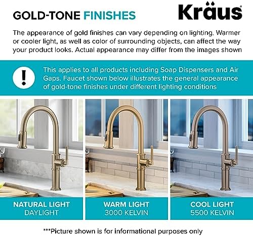 KRAUS Oletto Single Handle Pull Down Kitchen Faucet in Spot Free Antique Champagne Bronze, KPF-2820SFACB - Image 4