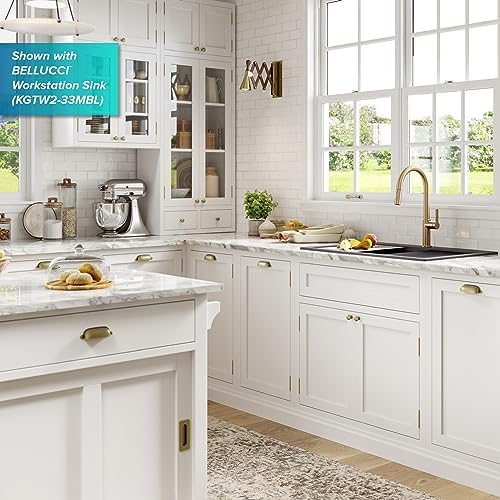 KRAUS Oletto Single Handle Pull Down Kitchen Faucet in Spot Free Antique Champagne Bronze, KPF-2820SFACB - Image 7