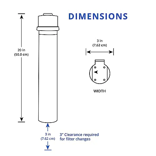 Aquasana Water Filter for Sink Faucet - Reduces 99% of 78 Contaminants Including Chlorine & Lead from Tap Water - Under Sink Filtration - Claryum Direct Connect - Image 7