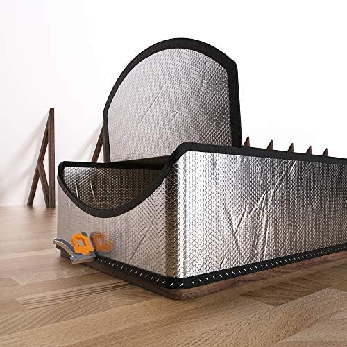 Attic Stairs Insulation Cover 25"x54"x11", Pull Down Ladder Attic Door Insulation Cover for Garage, Easy Use Installation Tool 400 Staples - Image 7
