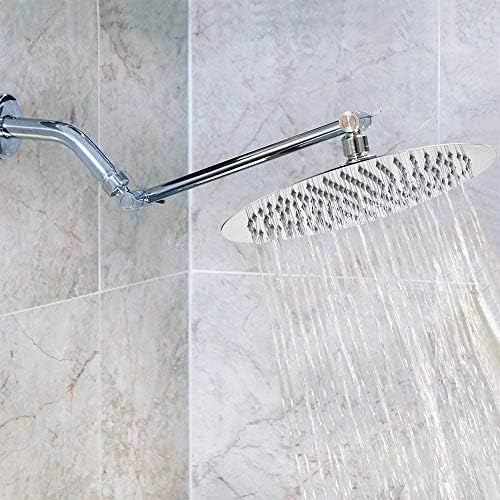 NearMoon Rain Shower Head, Ultra-Thin Design-Pressure Boosting, Awesome Some Experience, High Flow Stainless Steel Rainfall Head (10 Inch, Chrome Finish) - Image 6