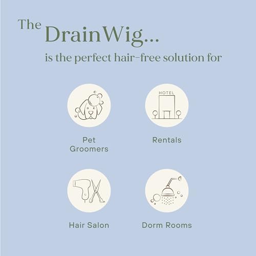DrainWig Shower Drain Hair Catcher – Disposable Silver Flower (4-Pack) – No-Touch Hair Removal for Flat Shower Drains – As Seen on Shark Tank - Image 8