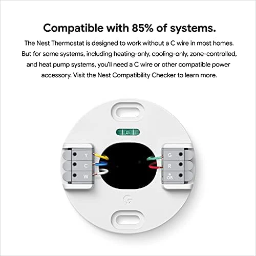 Google Nest Thermostat - Smart Thermostat for Home - Programmable Wifi Thermostat - Charcoal - Image 2