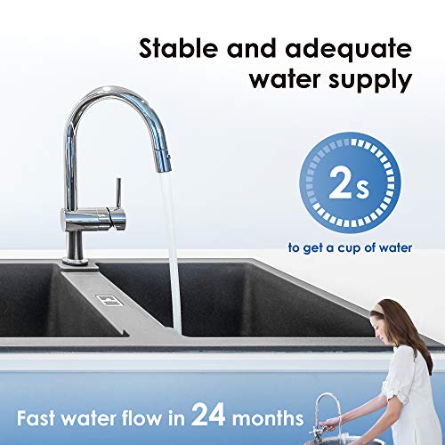 Waterdrop Under Sink Water Filter, Under Sink Water Filtration System, 2 Years or 16K Gallons, 0.01 Micron Ultra Filtration for Baçtёria Reduction, Reduces Lead, Chlorine - Image 9