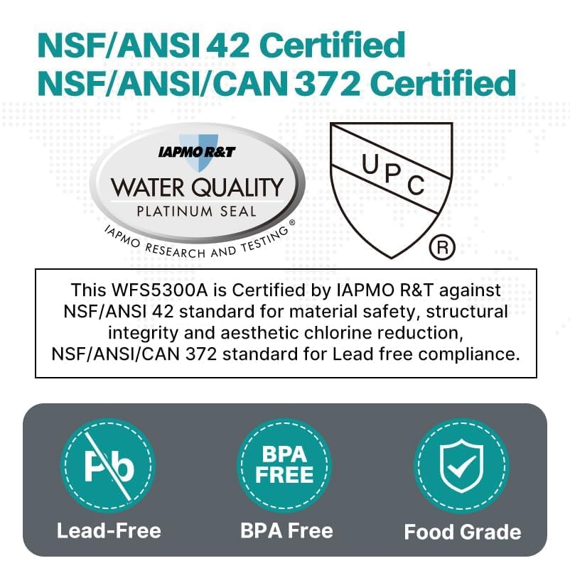 ICEPURE Under Sink Water Filter System, 3 Years or 22000 Gallons Ultra High Life NSF/ANSI 42 Certified, Removes Heavy Metals,Chlorine,Direct Connect Under Counter Drinking Water System, USA Tech - Image 8