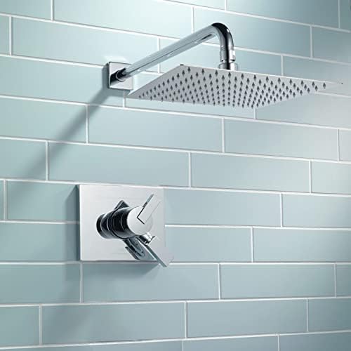 Voolan Rain Shower head, High Pressure Shower Head Made of 304 Stainless Steel, Relaxed Shower Experience Even at Low Water Flow and Pressure (10" Chrome) - Image 7