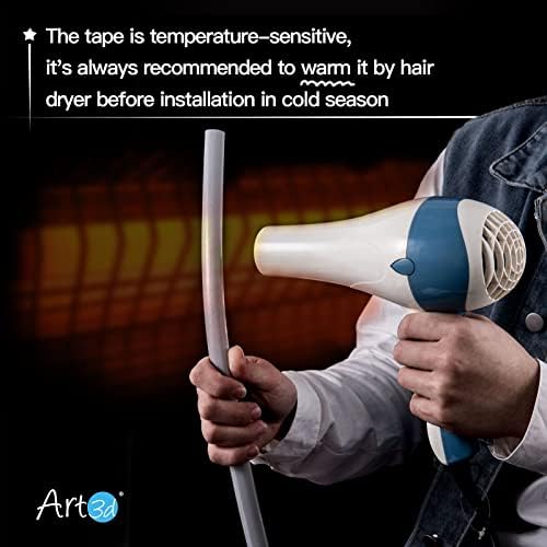 Art3d 25 Ft Peel and Stick Trim for Backsplash Tile Edge, Self-Adhesive Liner for Corner Decor in White - Image 5